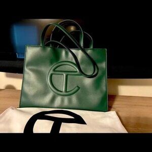 Telfar Medium Green Shopping Bag